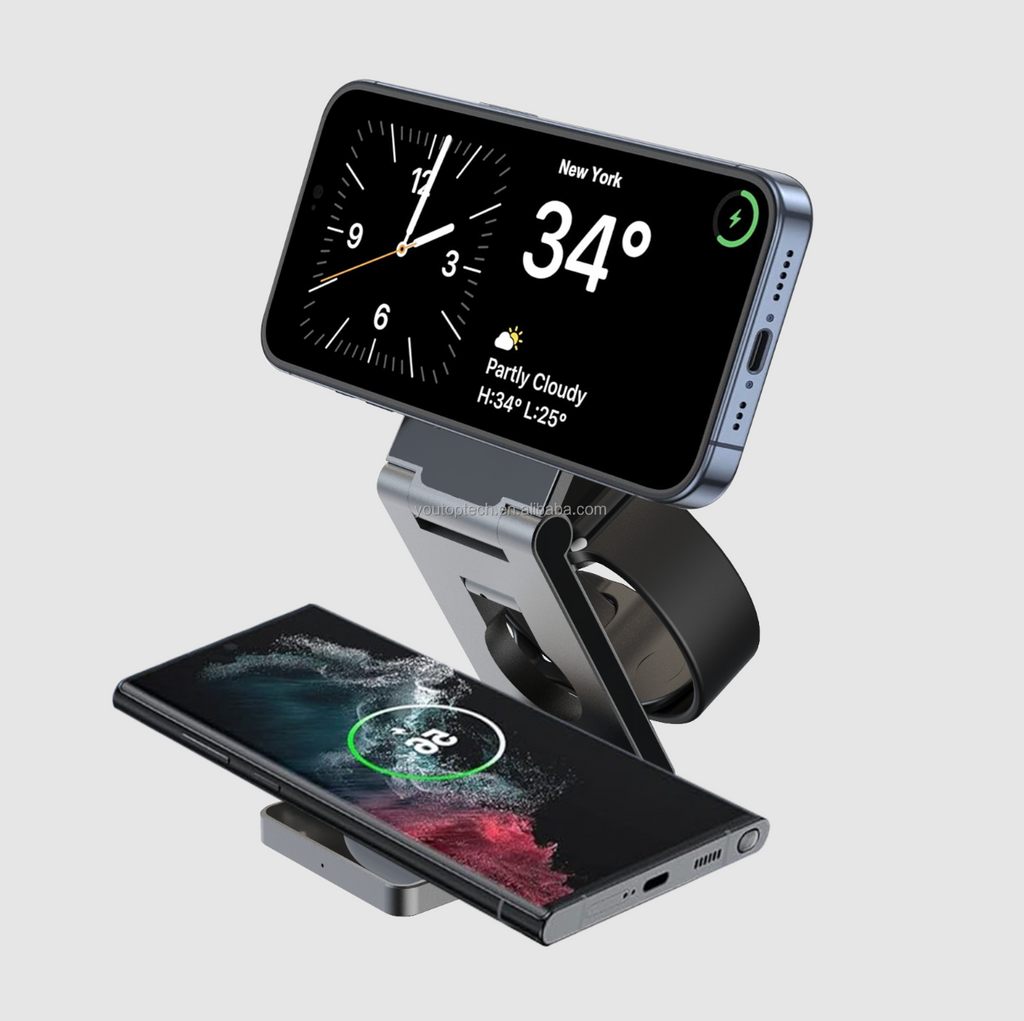3-in-1 Magnetic Wireless Charging Station