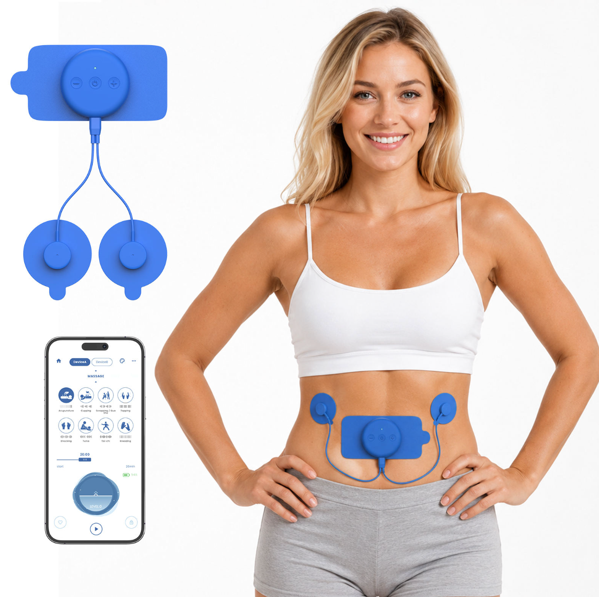Smart Wireless TENS Muscle Stimulator
